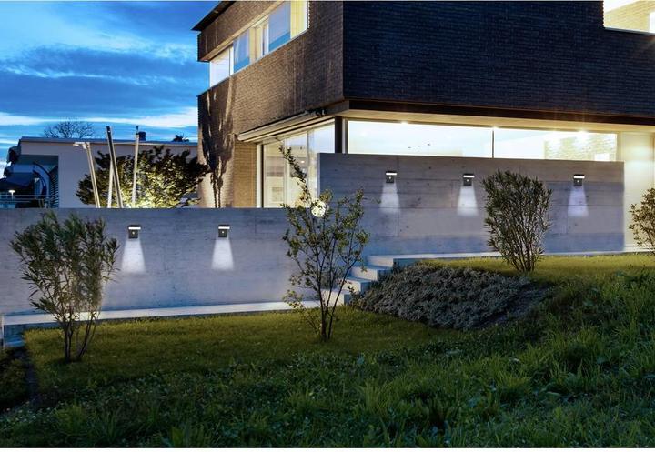 Produktbild Sygonix Solar Aussenwandleuchte inkl. PIR (600 lm, IP44)