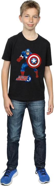 Actual product image Captain America Boys The First Avenger T-Shirt (128)