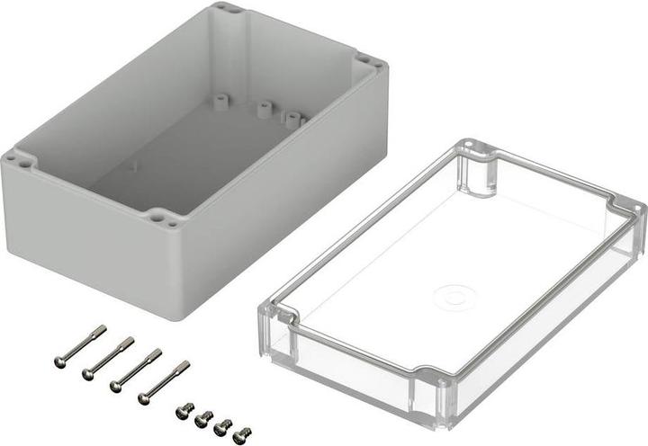 Actual product image Rose Industrial housing Light grey (RAL 7035) Polycarbonate (Housing)
