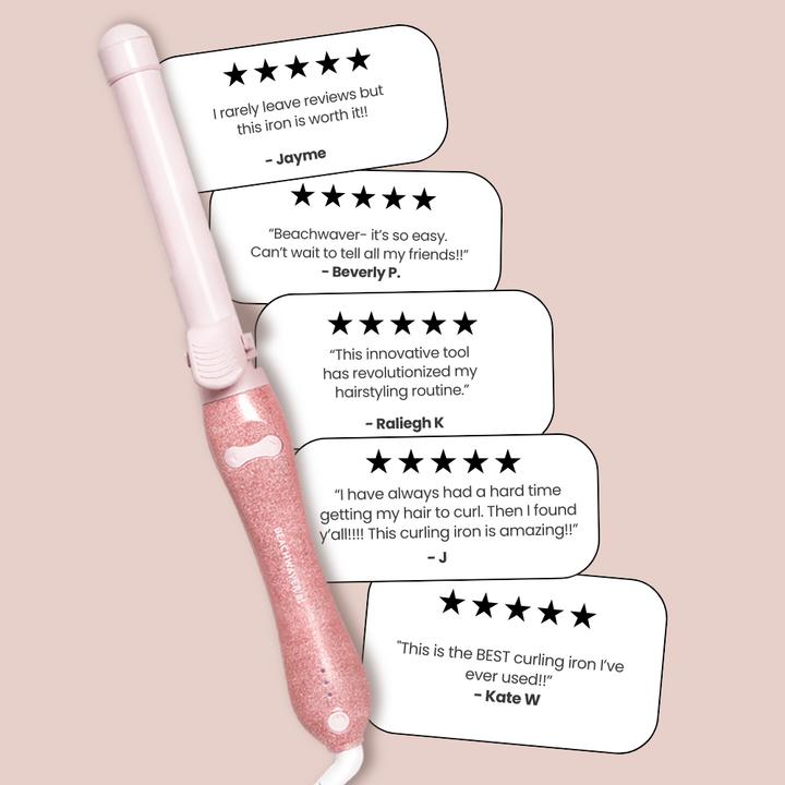 Actual product image Beachwaver - B1 Pink Glitter