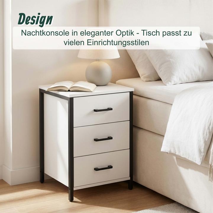 Produktbild Relaxdays Nachttisch (40 x 40 x 60 cm)