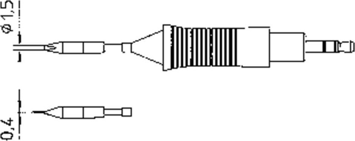 Produktbild Weller Erem Lötspitze Meisselform, gerade (Lötspitze)
