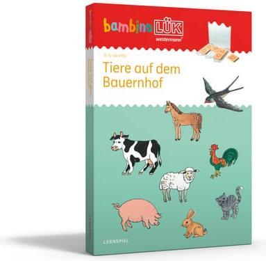 Produktbild bambino-Set Tiere auf dem Bauernhof (Deutsch, Birgit Kock, Michael Junga, 2022)