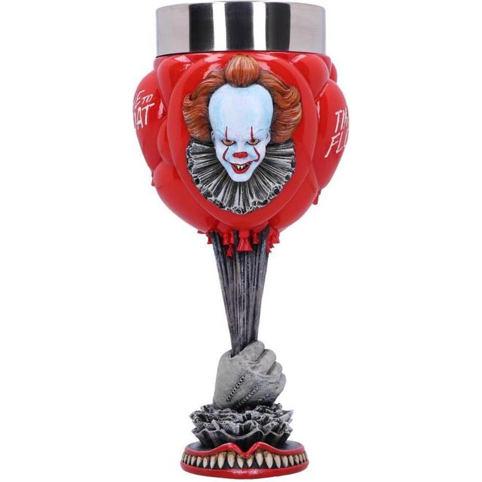 Nemesis Now IT COUPÉ 19,5 CM, Calice da vino, Rosso, Grigio