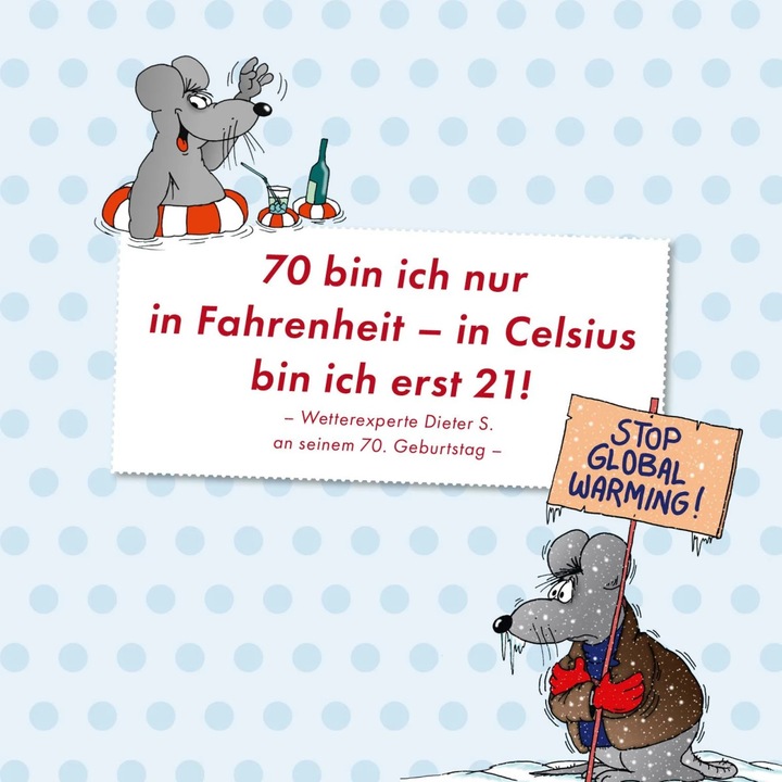 Produktbild Happy Birthday zum 70. Geburtstag (Deutsch, Uli Stein, 2022)