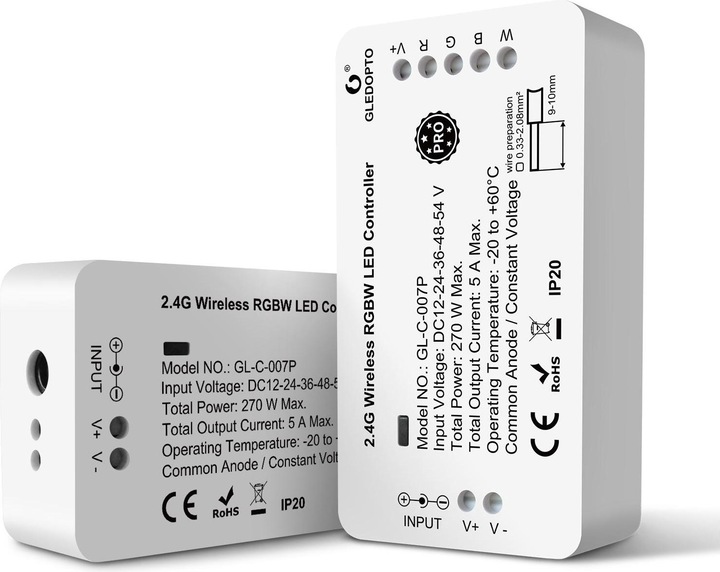 Produktbild Gledopto Controller Zigbee 3.0 RGBW