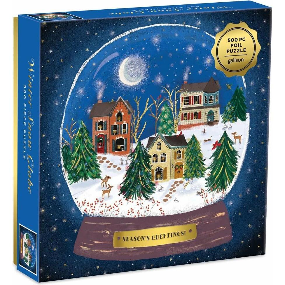 Abrams & Chronicle Winter Snow Globe 500 Piece Puzzle (500 Teile)
