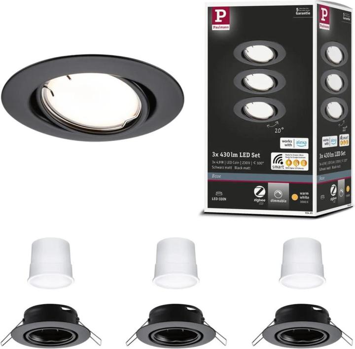 Produktbild Paulmann Einbauleuchte Base Set (430 lm)