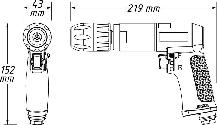 Image du produit HAZET Perceuse 9030P-1 (Fonctionnement sur secteur)