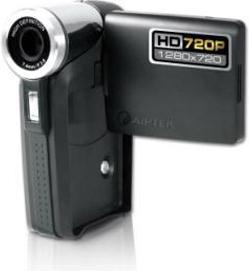 Actual product image Aiptek AHD C100, HD, Flash, incl. 2GB SD Card, Black