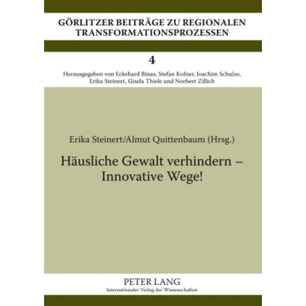 Häusliche Gewalt verhindern - Innovative Wege!, Fachbücher