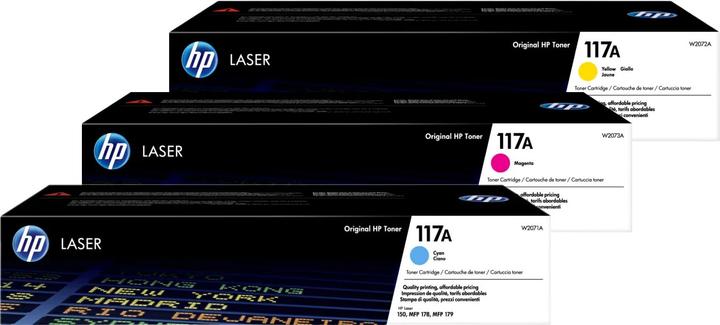 Produktbild HP 117A Toner Kleuren 3-pack