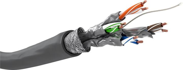 Produktbild Goobay Netzwerkkabel CAT 6 S/FTP 4 x (S/FTP, CAT6, 100 m)