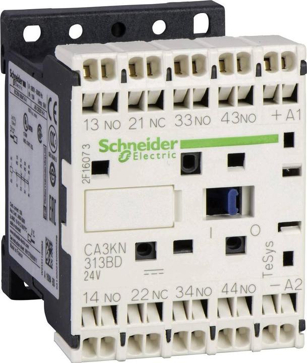 Produktbild Schneider Electric Hilfsschütz, 3S+1Ö, 24V DC, 1,8W CA4KN313BW3