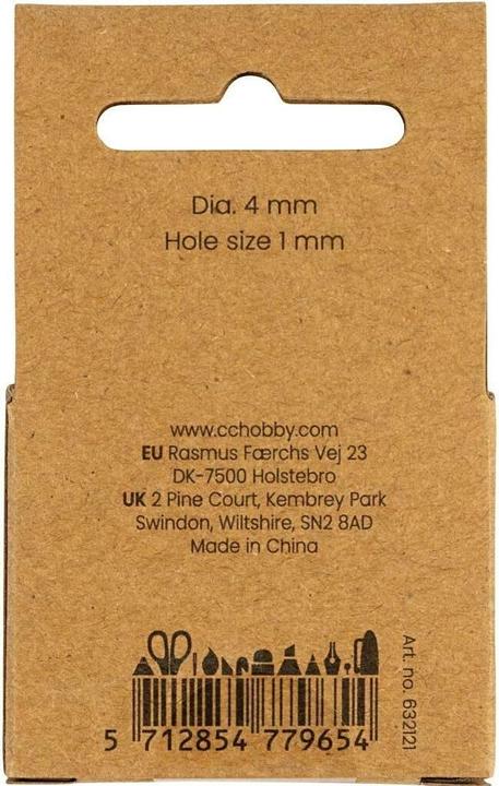 Immagine prodotto Creativ Company Perlen-Set Süsswasserperlen 4 mm, Packungsgrösse: 40