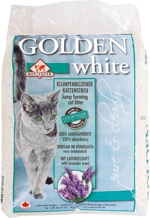 Pet-Earth Cat Litter Gold Grey White Lavender (Clumping, 14 kg)