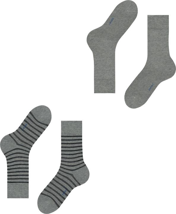 Produktbild Esprit Fine Stripe SO 2P (2er Pack, 43 - 46)