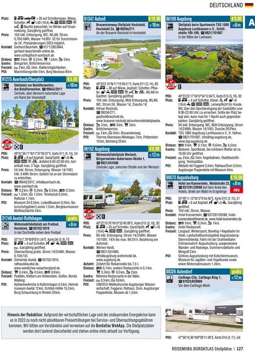 Actual product image Bordatlas Stellplatzführer 2024