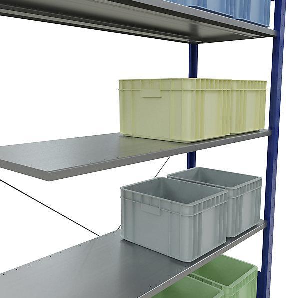 Actual product image eurokraft pro Boltless shelving, single row