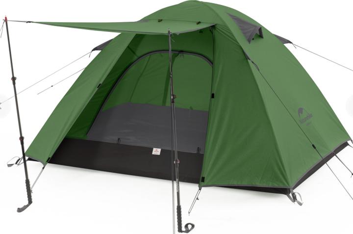 Actual product image Naturehike Namiot P-Series 4 UV NH18Z044-P-Forest Green (3 kg, 4 persons)
