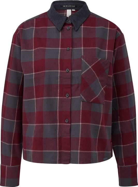 Immagine prodotto s.Oliver Bluse Flanell-Karobluse mit Cordkragen (34)