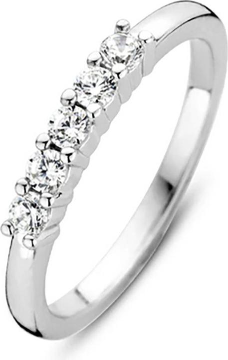 Immagine prodotto Ti Sento Milano Anello con cinque zirconi 12134ZI (56, 925 Argento)