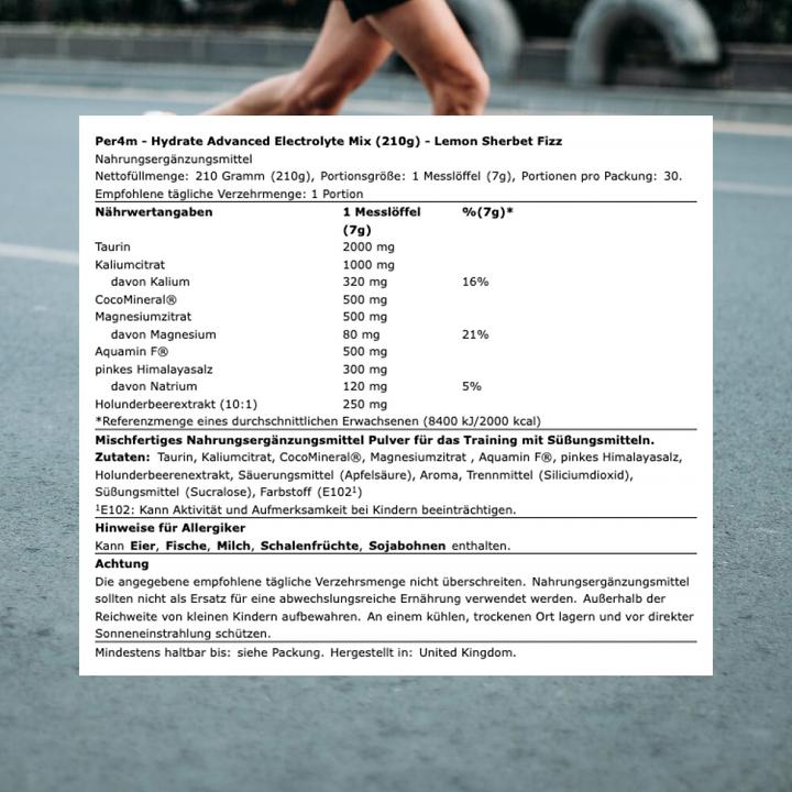 Image du produit Per4m Hydrate Advanced Electrolyte Mix (Citron)