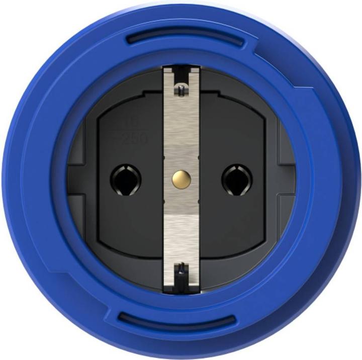 Actual product image PCE 20352-8b Socket outlet with hinged cover 16A 3p 250V IP66/68 Nautilus