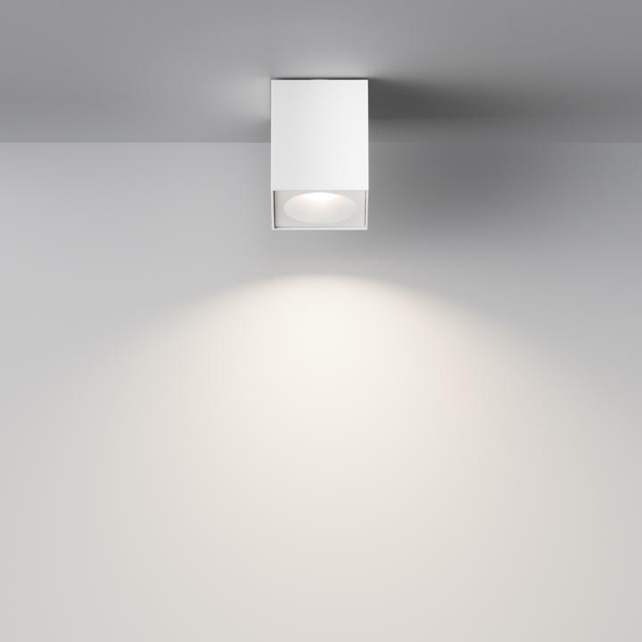 Actual product image Maytoni Zoom Ceiling Light, Ceiling Lamp GU10 9x9cm White IP65 (GU10)