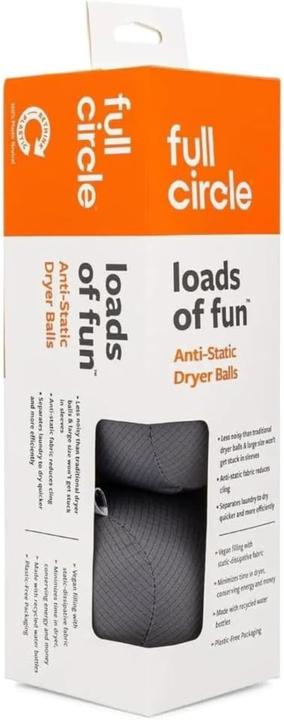 Actual product image Full Circle Home Anti-Statik-Trocknerbälle Wäsche Loads of Fun 3er Set