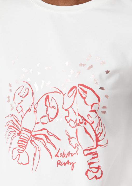 Produktbild Comma T-Shirt Jersey-T-Shirt mit Artwork (46)