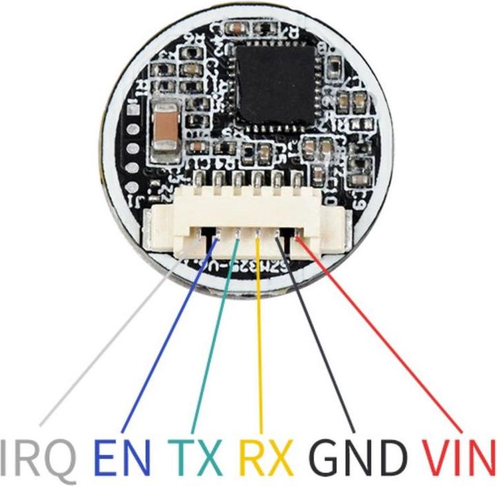 Actual product image WaveShare Capacitive 360-degree fingerprint sensor (D) with UART