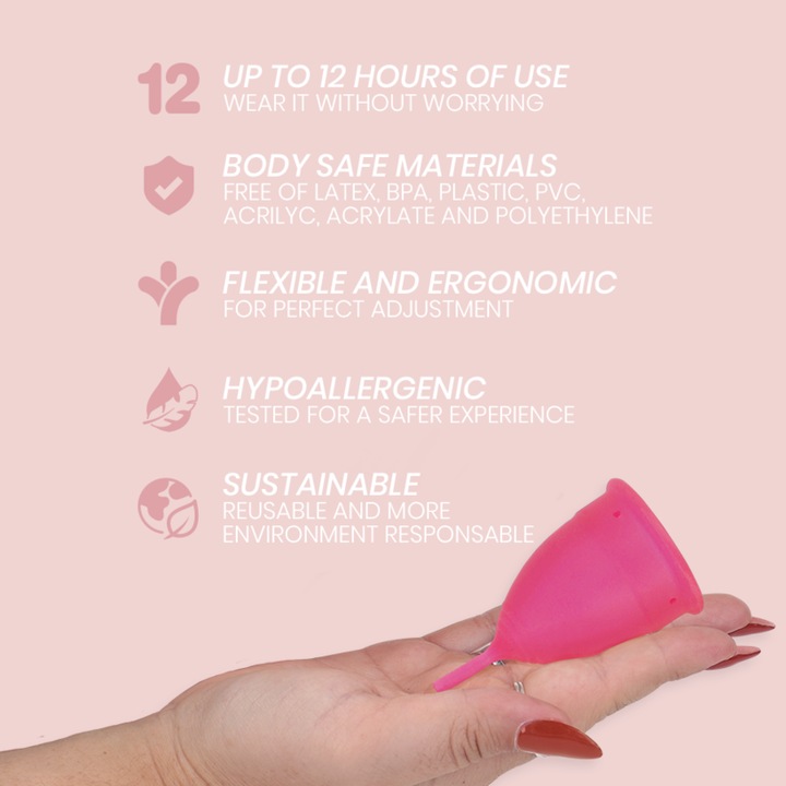Produktbild Intimichic Copa Menstrual Silicona Medica S (S)
