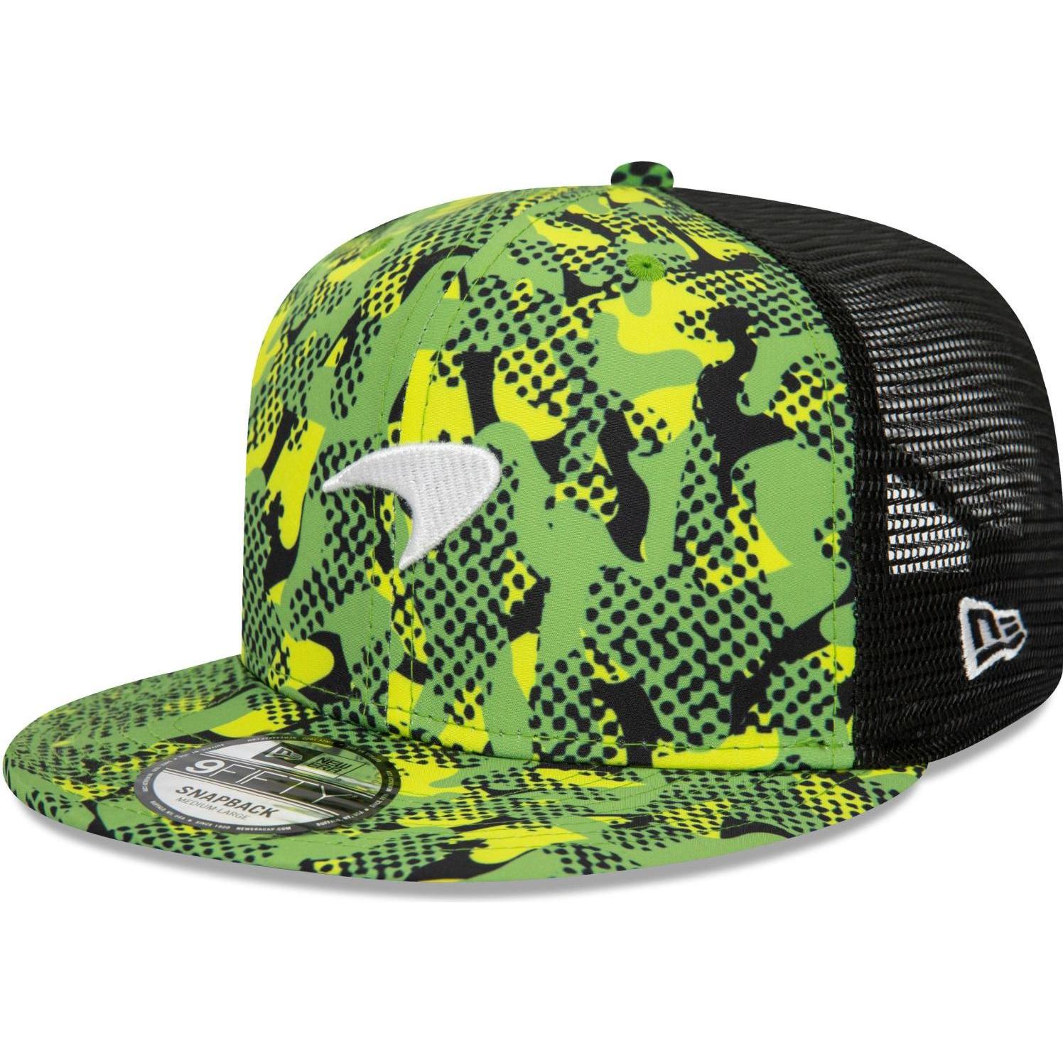 New Era, Herren, Cap, 9Fifty Mesh Snapback Cap - McLaren Racing camo - S/M, Schwarz, (M)
