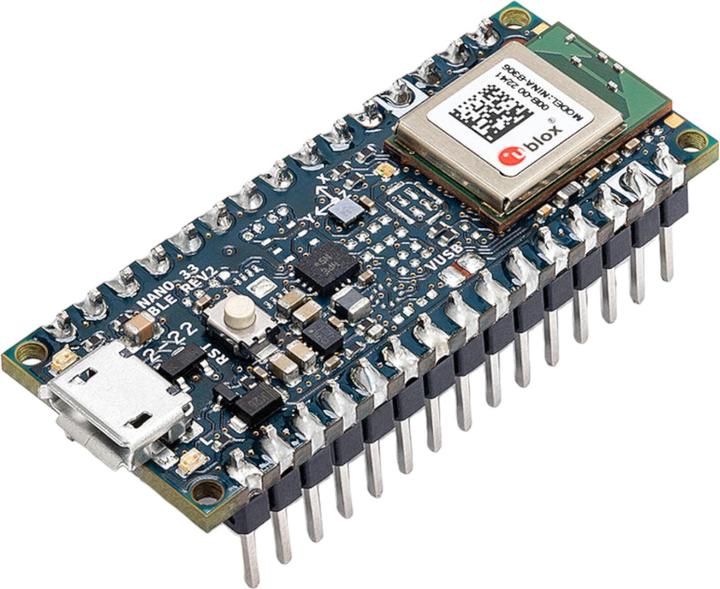 Actual product image Arduino ABX00072 Board Nano 33 BLE Rev2 with headers Nano ARM® Cortex®-M4