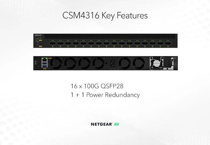Image du produit Netgear M4350-16C Managed Switch CSM4316 (16 ports)
