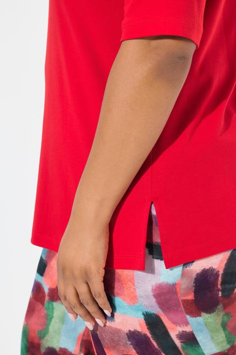 Immagine prodotto Ulla Popken Maglia polo dalla vestibilità classica in cotone Pima con mezze maniche (50, 52)