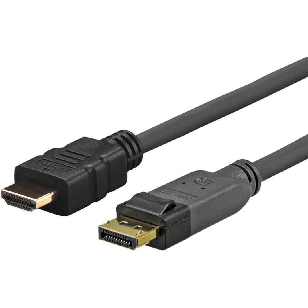 Vivolink HDMI (Typ A) — DisplayPort (2 m, HDMI), Video Kabel
