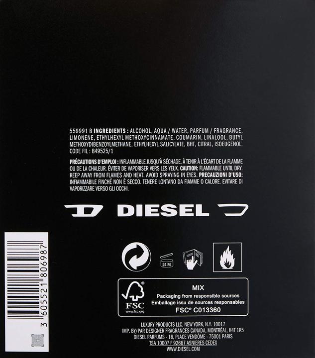 Image du produit Diesel Seuls les braves (Eau de toilette, 200 ml)