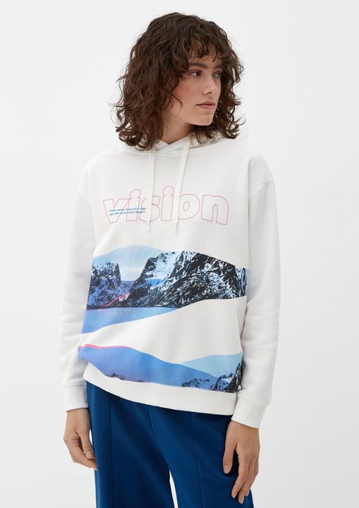 Produktbild s.Oliver Sweatshirt Kapuzenpullover mit Frontprint (38)