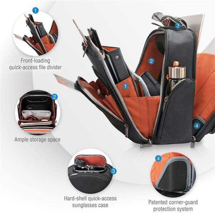 Actual product image Everki Versa Backpack EKP127B Notebook Backpack Fits maximum 358 (21 l)
