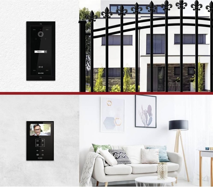 Immagine prodotto Bellcome Videocitofono ELECTRA cablato set completo nero (Cablato)