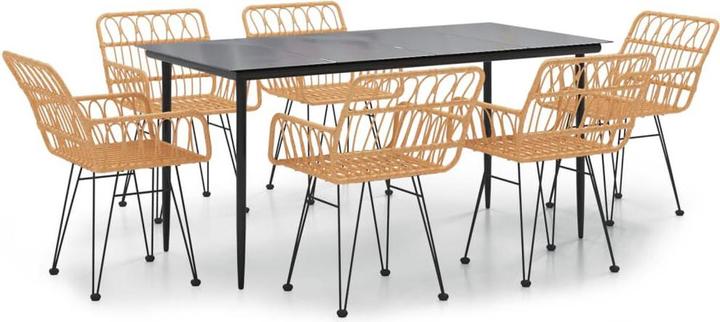 Produktbild vidaXL Garten Essgruppe (160 x 80 x 74 cm)