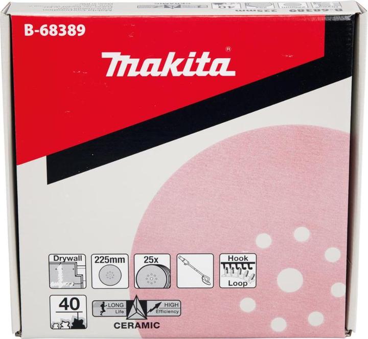 Produktbild Makita Schleifpap. Kl. 225mm K40 für DSL800 (40)