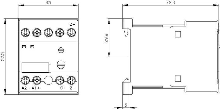 Produktbild Siemens Ausschaltverzögerer 1 St. 3RT2916-2BE01