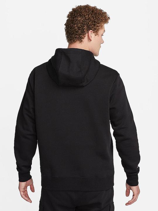 Produktbild Nike M Nsw Repeat Sw Flc Po Hood Bb Black/Black/White L (L)