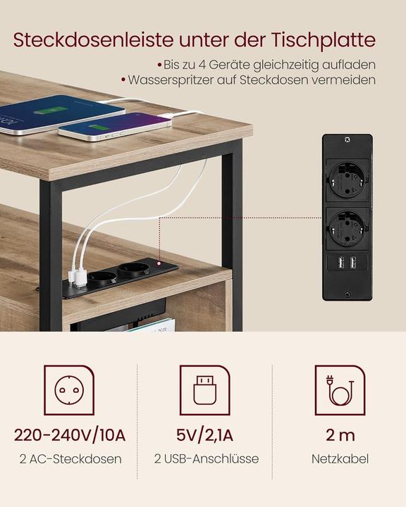 Image du produit Vasagle Table d'appoint