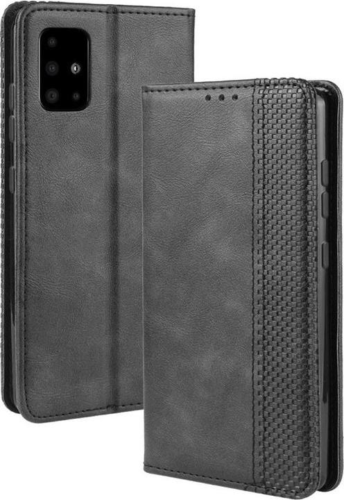 Produktbild Cover-Discount Galaxy A51 - Stand Flip Case Hülle schwarz (Samsung Galaxy A51)