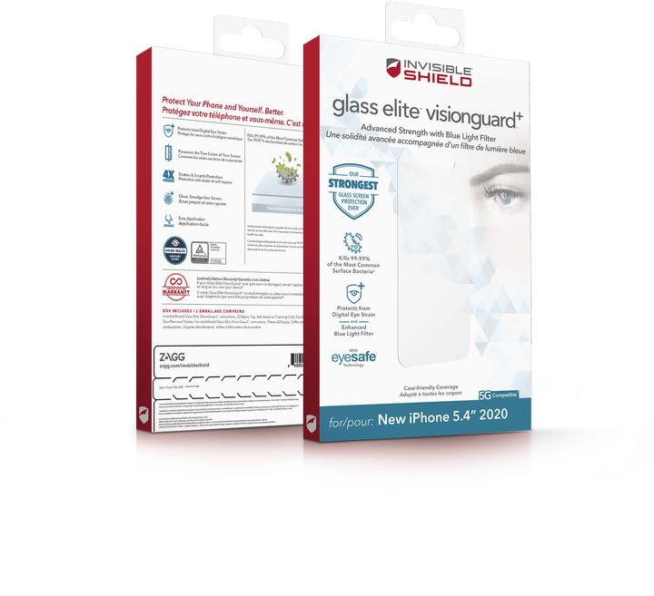 Produktbild InvisibleShield Glass Elite VisionGuard+ (1 Stück, Apple iPhone 12 mini)