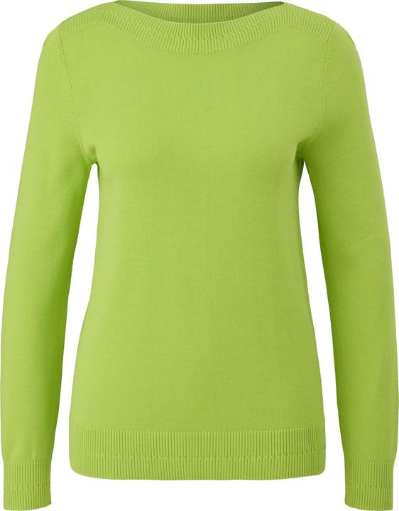 Actual product image s.Oliver Strickpullover Strickpullover mit U-Boot-Ausschnitt (44)